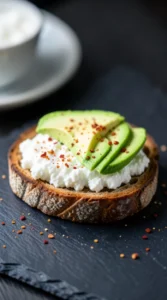 Savory Cottage Cheese & Avocado Toast
