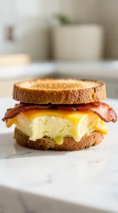 The Ultimate Bacon, Egg & Cheddar English Muffin