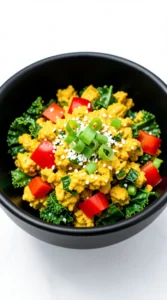 Tofu Scramble with Veggies & Turmeric