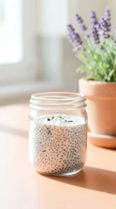 Vanilla Bean Chia Seed Overnight Oats