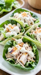 Grilled Chicken Caesar Salad Wraps