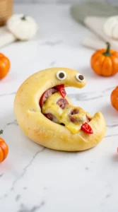 Scary Sausage & Cheese Stuffed Crescent Snakes