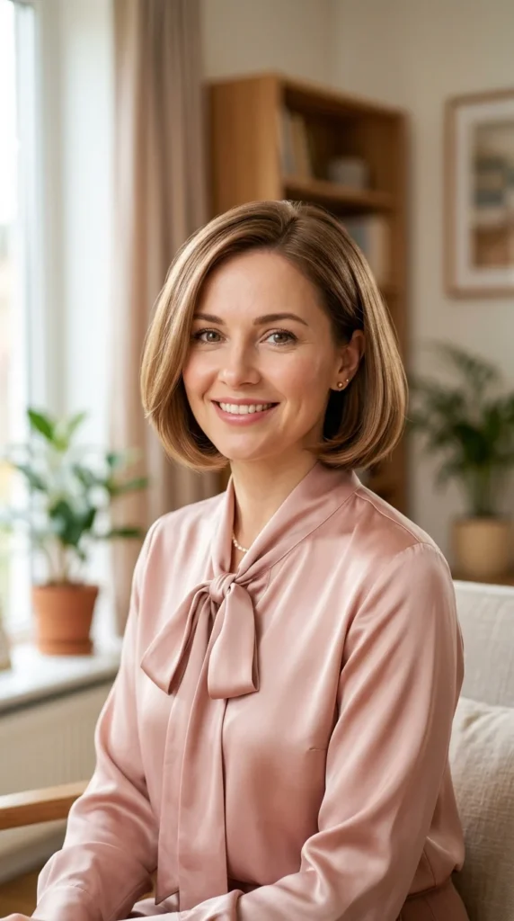 11. Soft Rounded Bob Haircut
