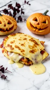 Jack-o'-Lantern Quesadillas