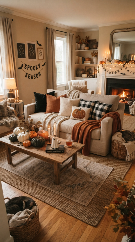 Halloween Throw Pillow Refresh