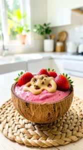 PB & Jelly Protein Smoothie Bowl