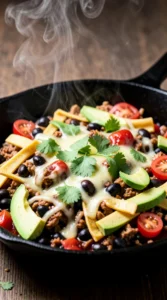Turkey & Black Bean Enchilada Skillet