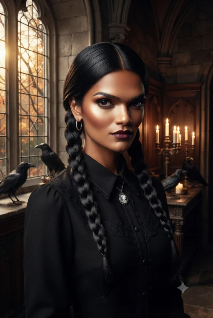 Wednesday Addams Braids