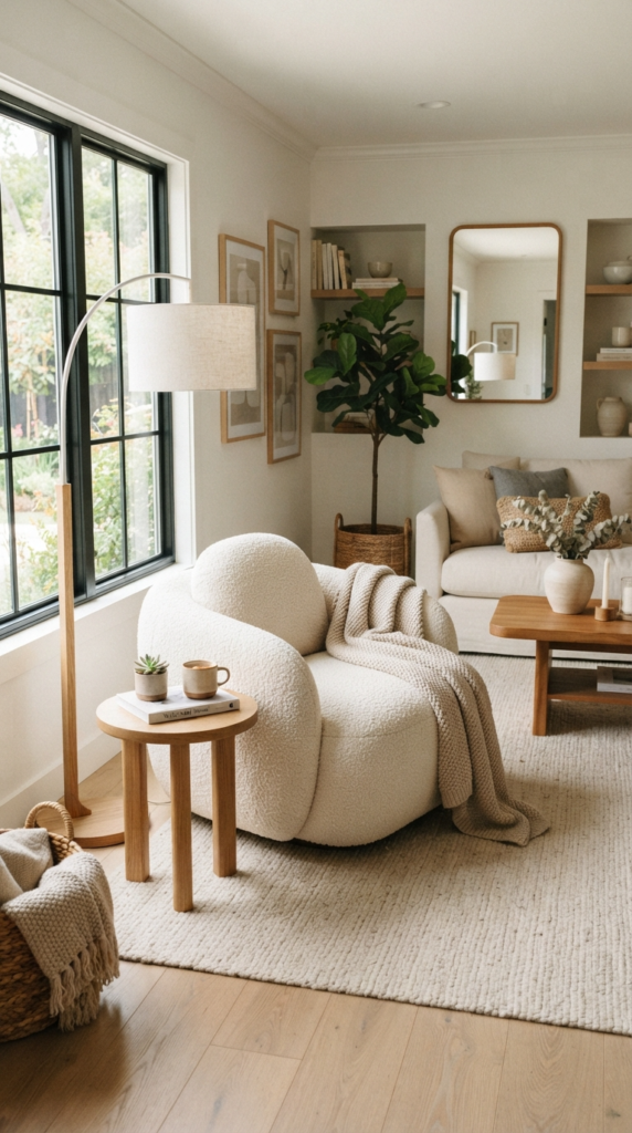 Add an Accent Chair in a Bold Texture