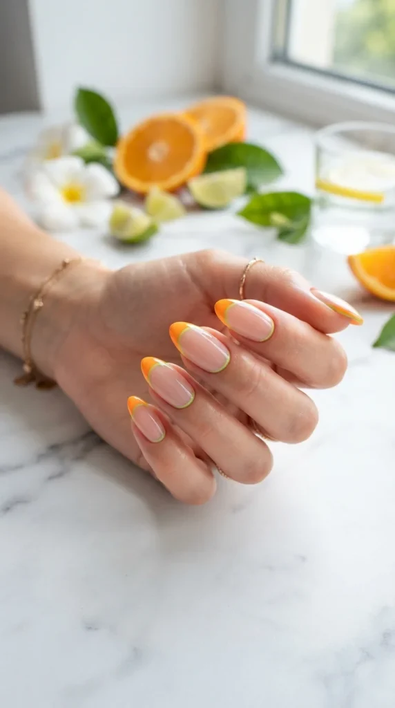 18. Citrus Orange and Lime Tips