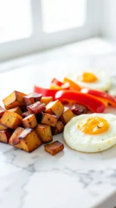 Loaded Breakfast Egg Skillet Sheet Pan