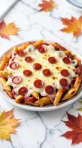 Ghost Pepperoni Pizza Bake