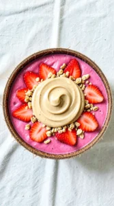 PB & Jelly Protein Smoothie Bowl