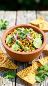 Charred Corn & Avocado Salsa