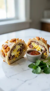 Freezer-Friendly Sausage & Hash Brown Breakfast Burritos