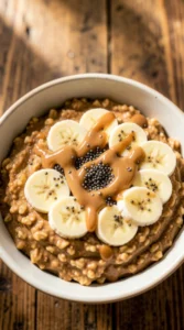 Peanut Butter & Banana Protein Oatmeal