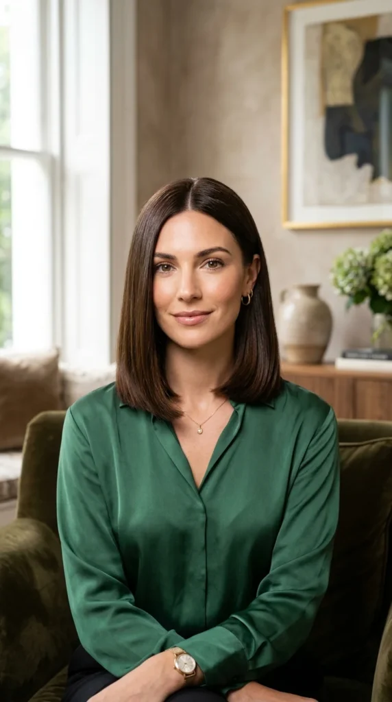 2. Sleek Italian Bob Haircut