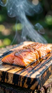 Charred Cedar Plank Salmon
