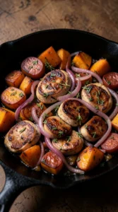 Chicken Apple Sausage & Sweet Potato Hash