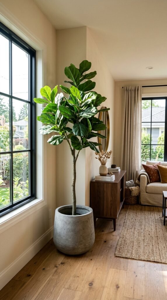 Fill Empty Corners with a Statement Plant