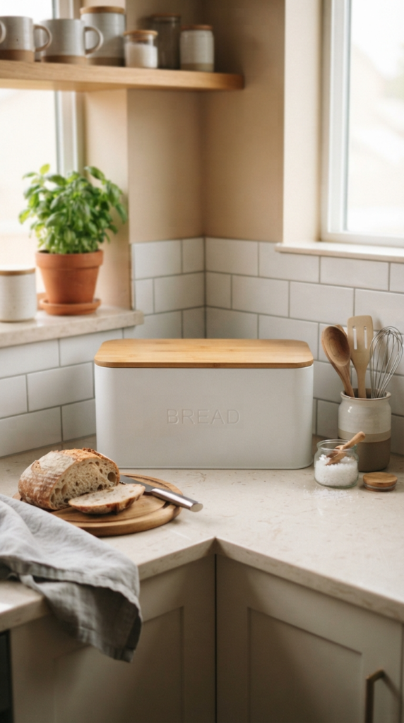 A Stylish Bread Box for Clutter Control