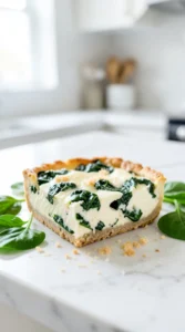 Savory Spinach & Ricotta Quiche Squares