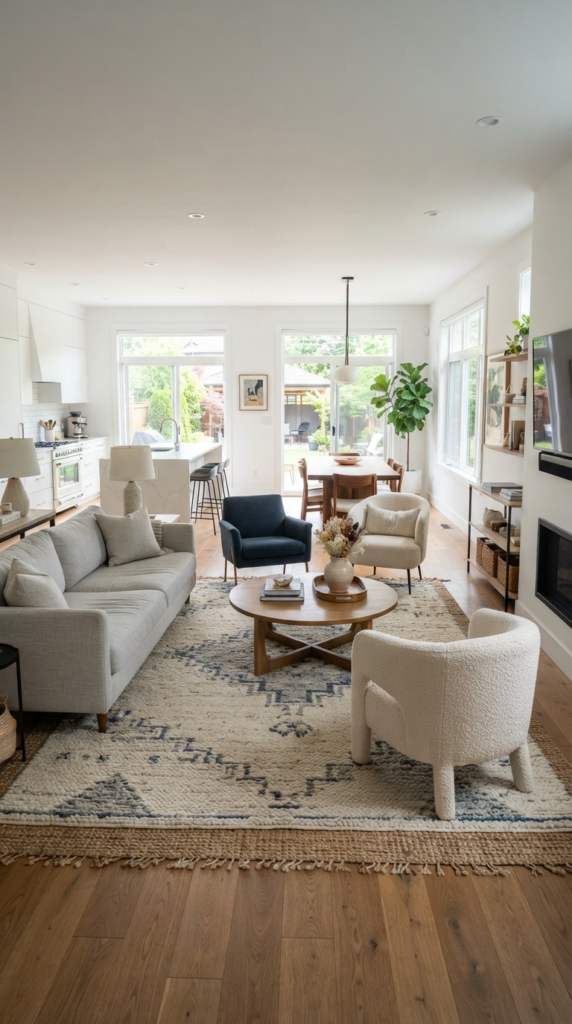 Define Zones in an Open Concept Space