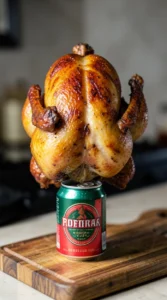 Beer Can Chicken with Herb Rub