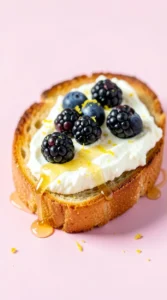 Ricotta & Berry Breakfast Toast