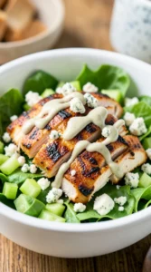 Grilled Buffalo Chicken Salad with Blue Cheese