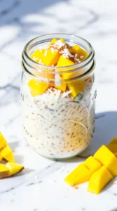 Tropical Mango Coconut Overnight Oats