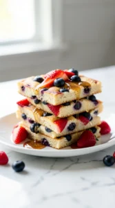 Sheet Pan Berry Pancake Squares