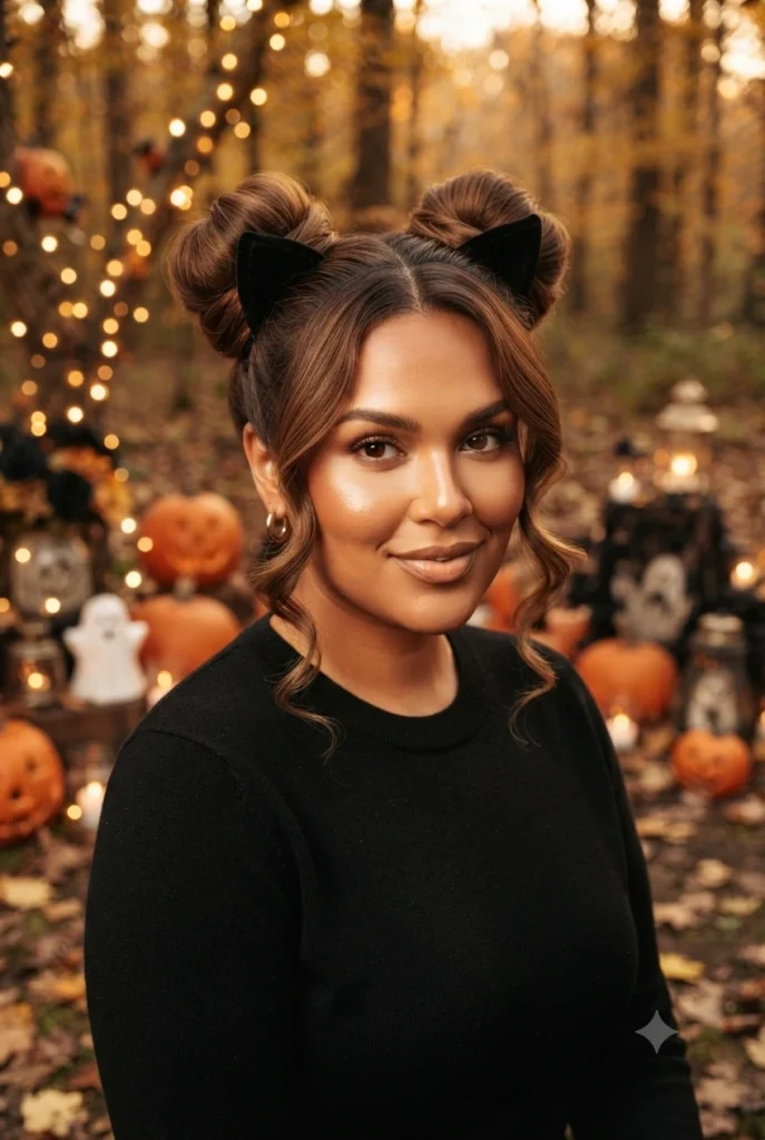 Cat Ear Space Buns
