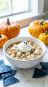 Ghostly White Chicken Chili