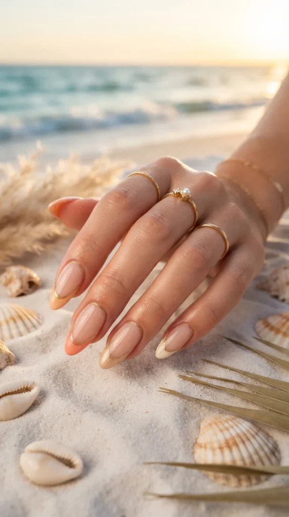 Sun-Kissed French Tips