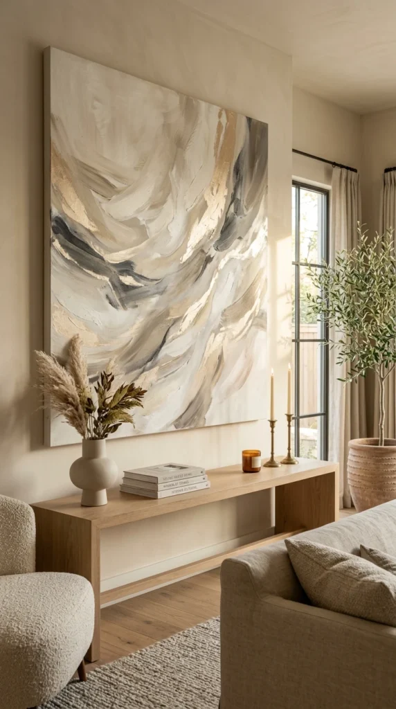 Make a Statement with Oversized Wall Art
