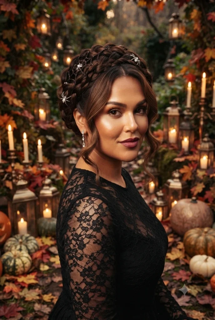 Cobweb Braid Crown