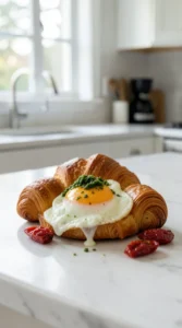 Pesto, Sun-Dried Tomato & Mozzarella Croissant