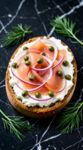 Smoked Salmon & Cream Cheese Bagel Thins