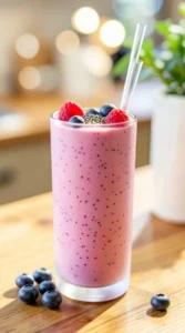 Berry Blast Cottage Cheese Smoothie