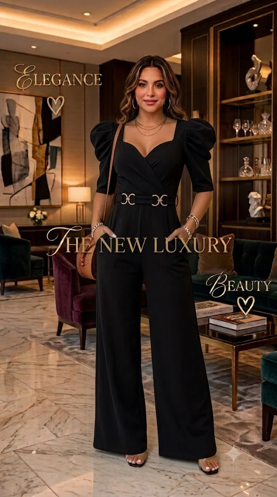 Short Sleeve Wide Leg Party Romper