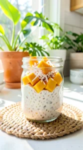 Tropical Mango Coconut Overnight Oats