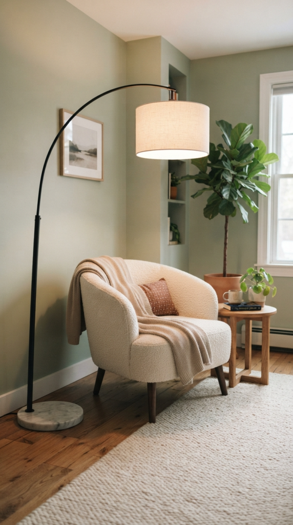 Add a Sculptural Floor Lamp