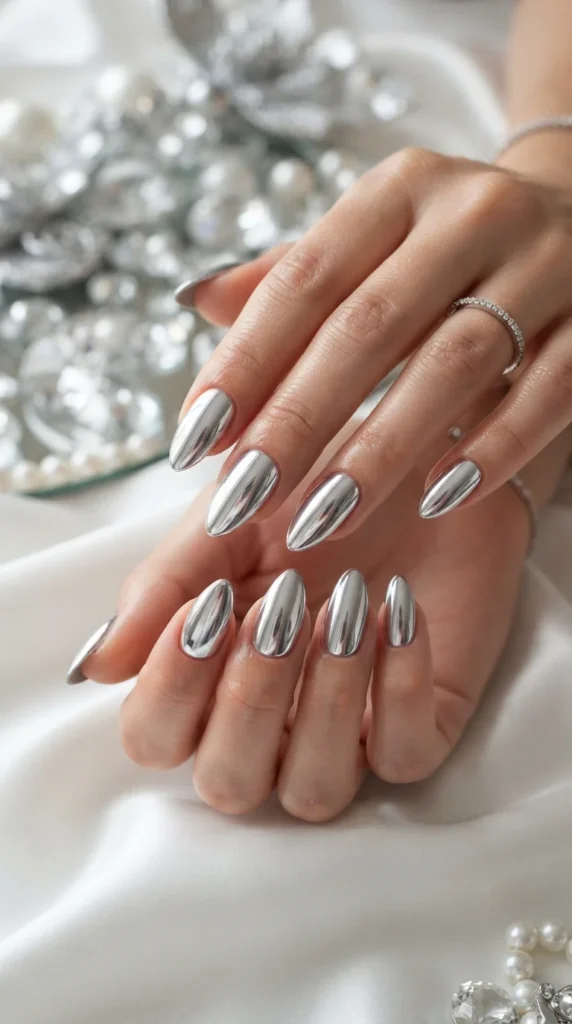 Chrome Metallic Nails