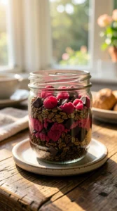 Raspberry Dark Chocolate Ganache Oats