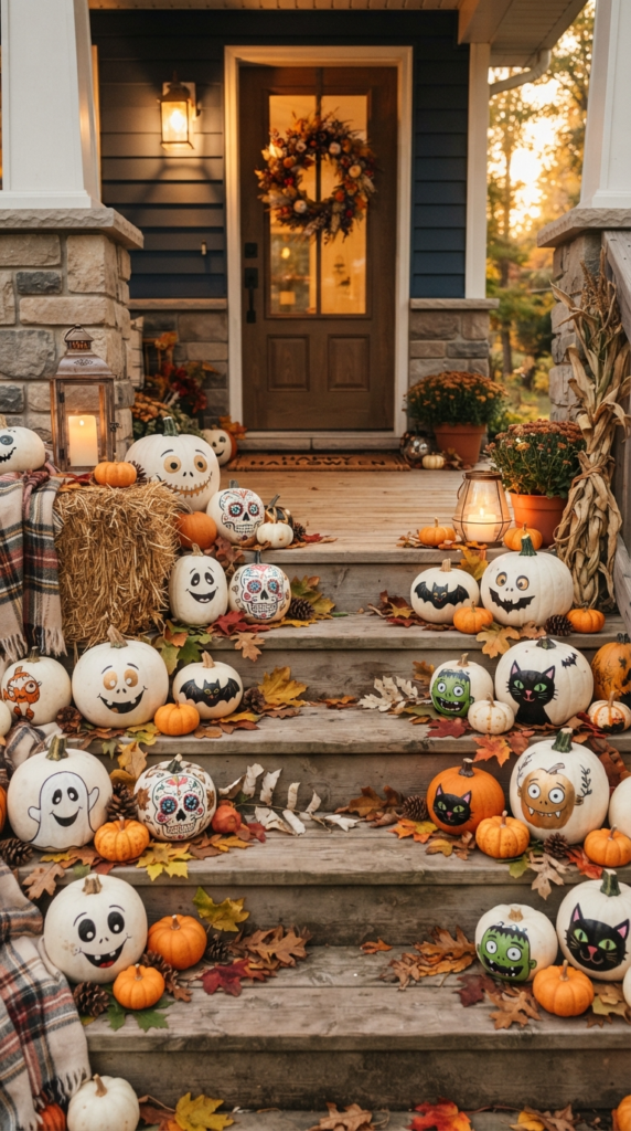 Painted Pumpkin Faces