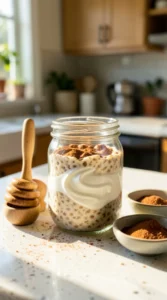 Cinnamon Roll Overnight Oats