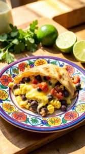 Southwest Black Bean & Egg Burrito