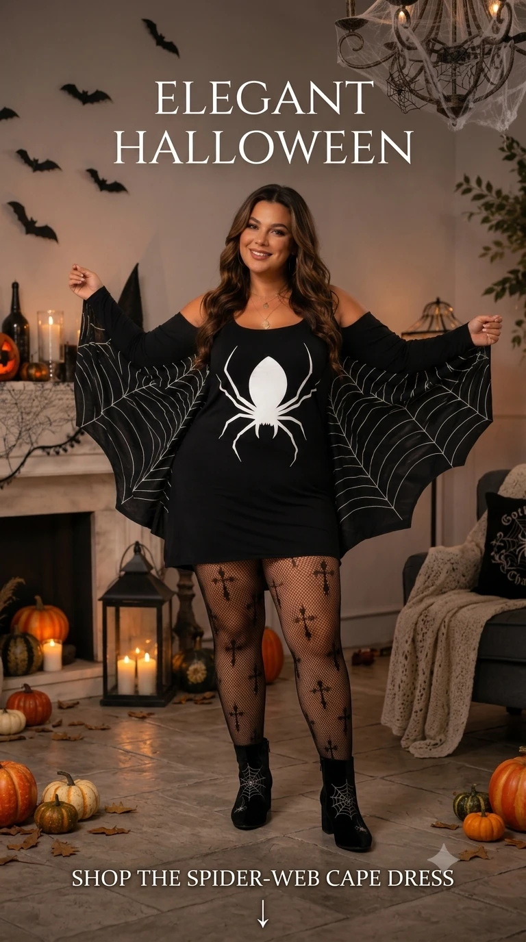 Leg Avenue Women's Casual Jersey Halloween Shirt Dress