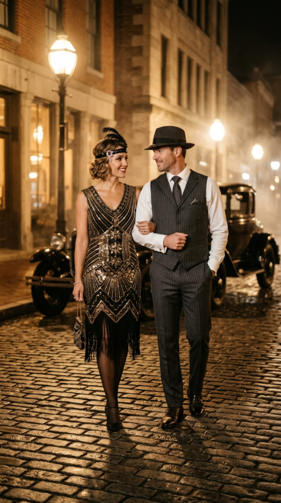 Bonnie & Clyde Gangster Couple